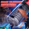 Automatic Telescopic Rotation Male Masturbator Cup with Bracket Hands Free Penis Stimulation Pussy Vagina Blowjob Men Sex Toy 1