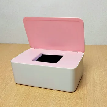 

Economical Dustproof Tissue Storage Box Case Wet Wipes Dispenser Holder with Lid for Home Office ds99