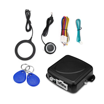 

GY902C Car RFID Anti-theft Hidden Lock Security Alarm System One Key Startup for DC 12V Vehicle