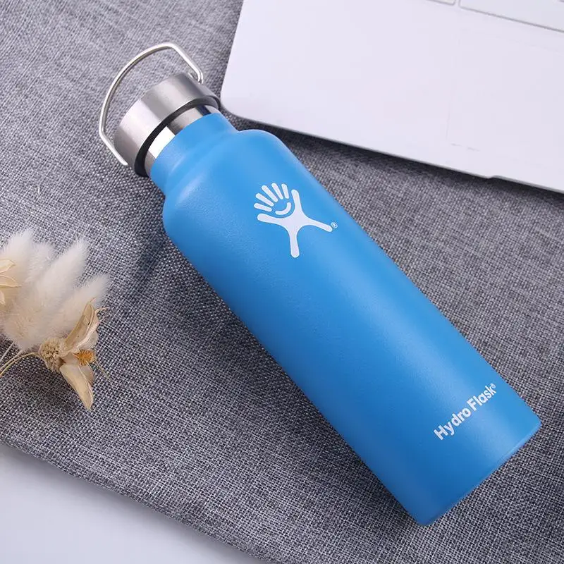 Tumbler Flask Vacuum Portable Insulated Flask Stainless Steel Water Bottle Wide Mouth Outdoors Sports hydro Bottle 18/21/24oz