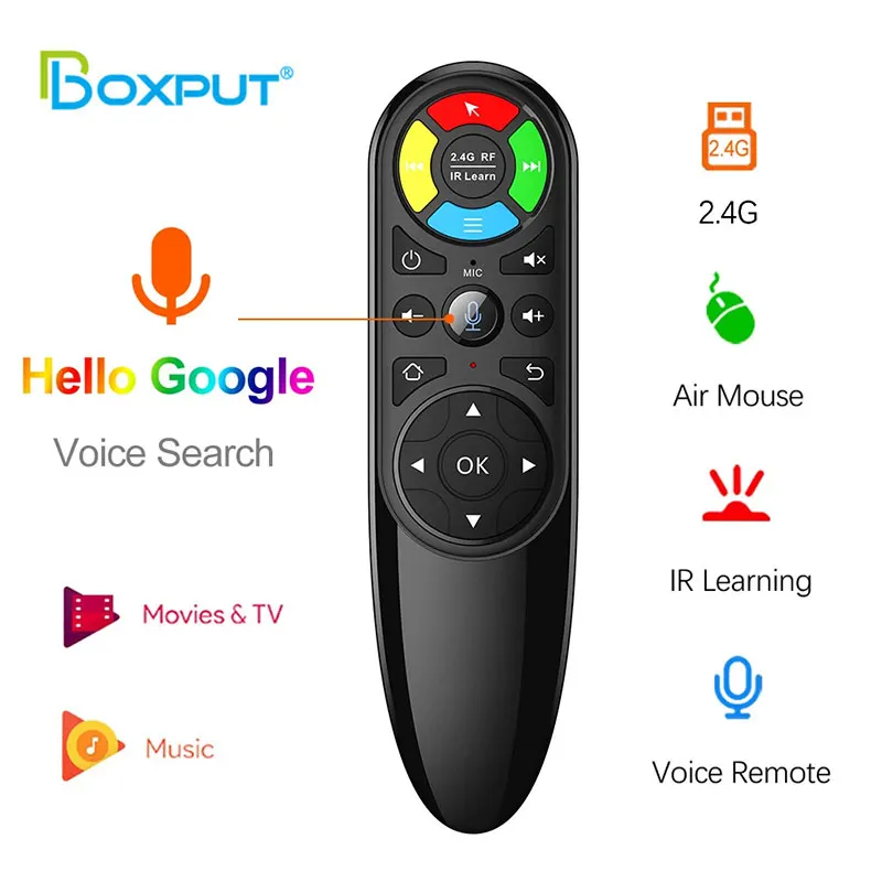 Пульт дистанционного управления для ТВ-приставки Android tv box H96 MAX X88 PRO TVBox HK1 T95 X96 mini 2 4