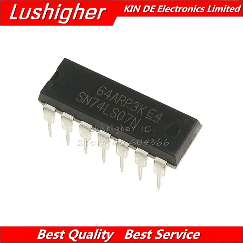 

10PCS SN74LS07N SN74LS07 DIP14 DIP 74LS07N 74LS07 new original