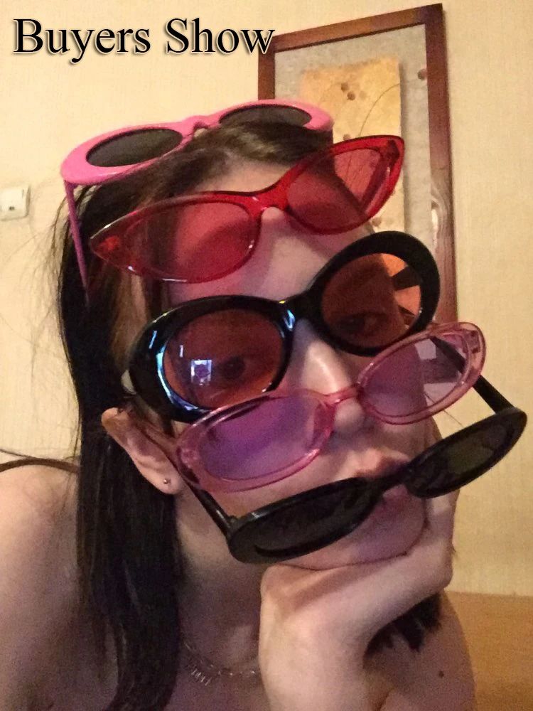 Fashion Sunglasses Eyewear Frame Mountaineering Fishing Small Vintage UV400 Women Cat-Eye