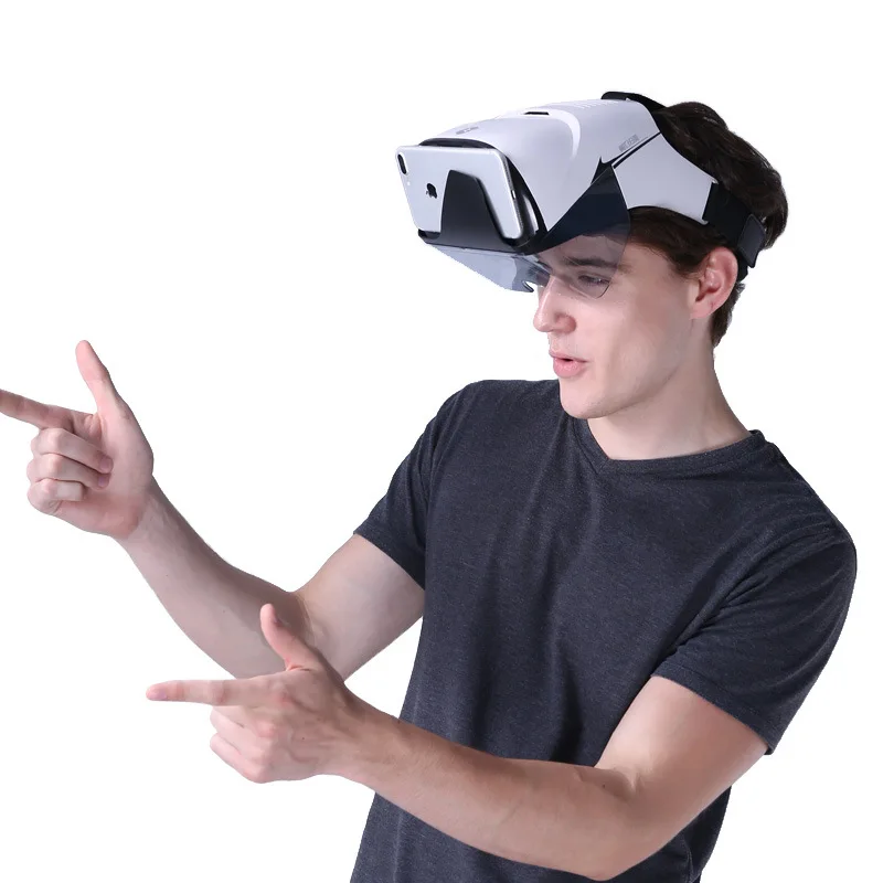 Головной убор VR glass AR 50 ° FOV гарнитура Смарт очки стекло es 3D видео Виртуальная