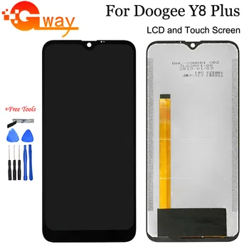 

6.21" For Doogee Y8 Plus LCD Display and Touch Screen Digitizer Assembly With Frame For Doogee Y8 Plus Phone Repair Parts+Tools