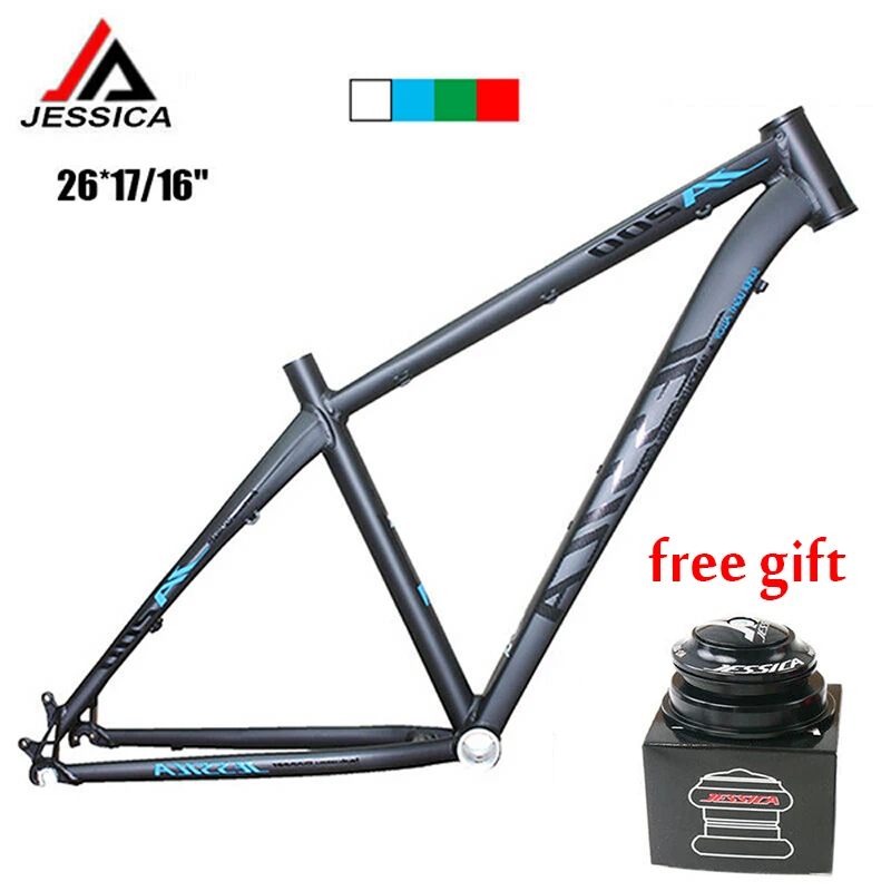 JESSICA 26er 16/17 дюймовые рамы для горного велосипеда MTB рама Superlight прямая трубка 44 мм BSA