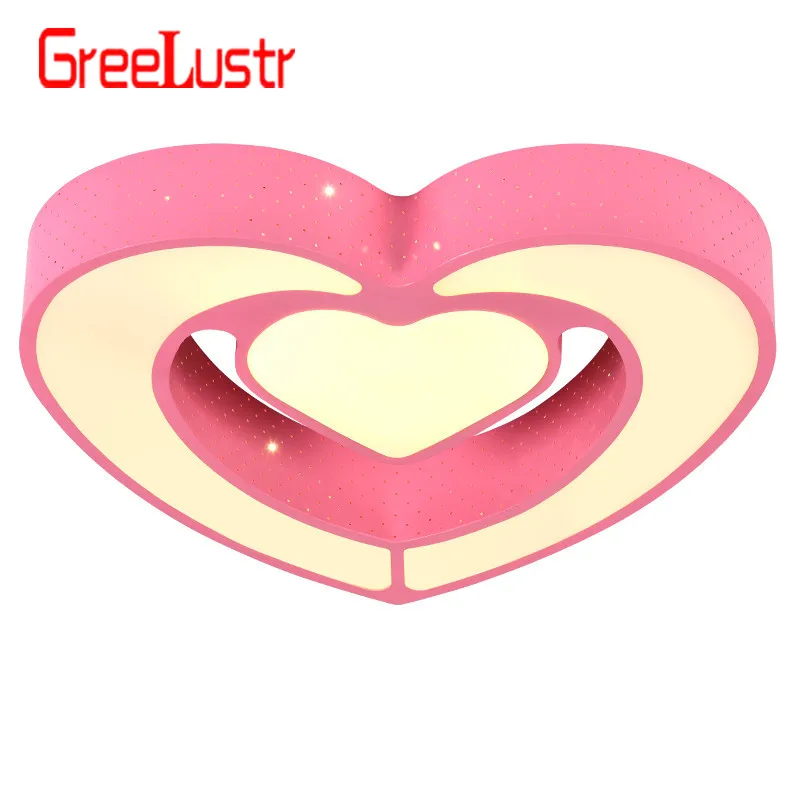 Romantic LED ceiling lamp bedroom lamp warm creative living room lighting simple modern master bedroom lamp children room lamp