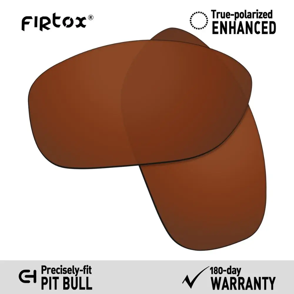 Firtox настоящие поляризованные Сменные рассеиватели UV400 для солнцезащитных очков-солнцезащитных очков Окли питбуль OO9127(Только Совместимые линзы)-несколько цветов - Цвет линз: Brown-Polarized