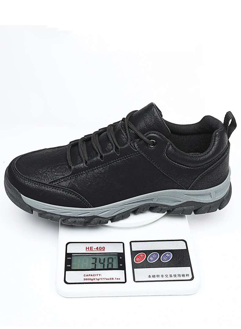 Men Casual Driving Shoes Leather Walking Sneakers Non slip Hiking
