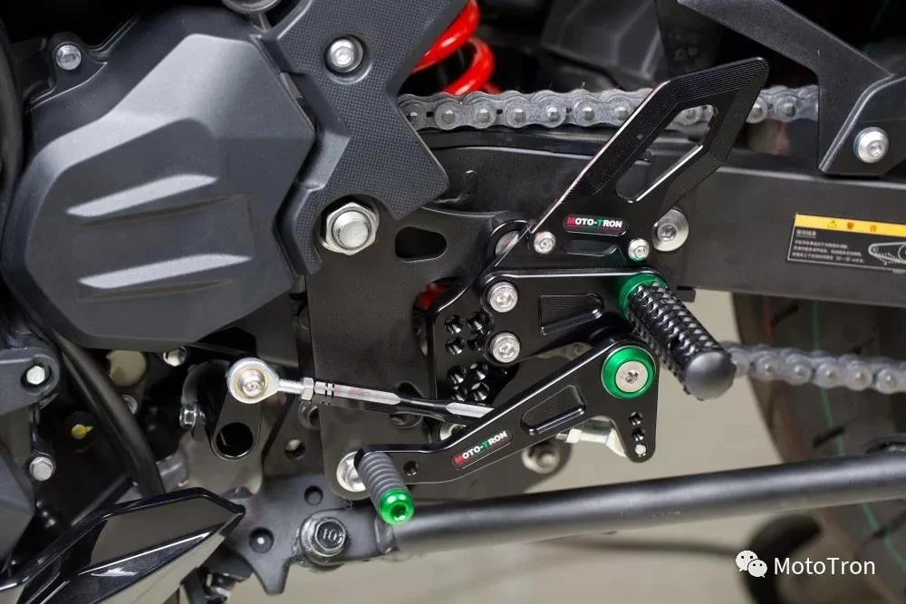 Мотоцикл с ЧПУ Регулируемая ножная Rset для KAWASAKI Ninja400-& Z400- гоночная Передняя педаль