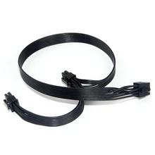 PCIe 8 Pin типа «папа» двойной PCIe 2X 8 Pin (6 + 2) мужской Мощность кабель с адаптером для Seasonic Питание 25-дюймовые + 9 дюймов (63 см + 23 см) PCIe 8 Pin типа «папа» двойной PCIe 2X 8 Pin (6 + 2) мужской Мощность кабель с адаптером для Seasonic Питание 25-дюймовые + 9 дюймов (63 см + 23 см)