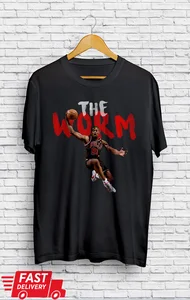 The Worm Dennis Rodman T-Shirt Chicago T-Shirt Regular Size M-3Xl