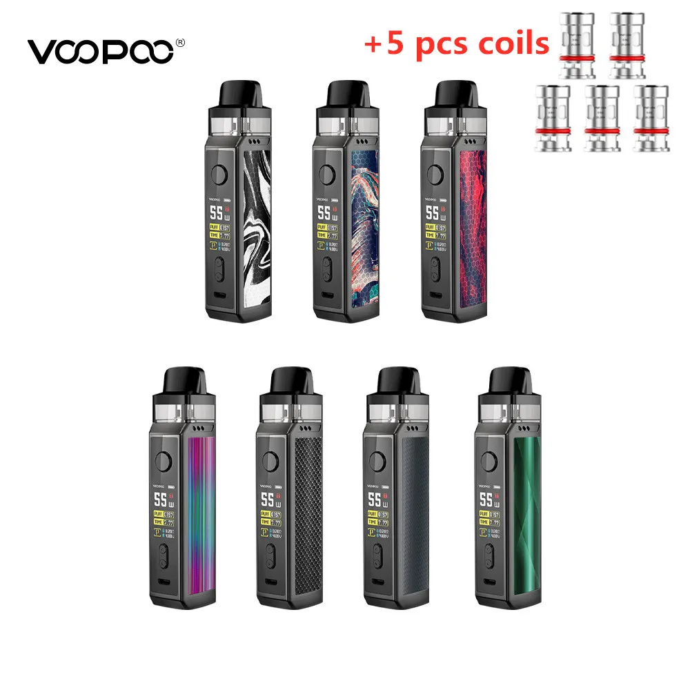 New original VOOPOO VINCI X Kit 70W with 5.5ml Cartridge PnP VM1 VM4 coil Electtronic Cigarette Vape fit 18650 battery vaporizer