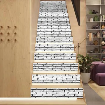 

DIY Step Sticker Removable Stairs Stickers Ceramic Tile Pattern Self Adhesive Waterproof Wall Sticker Home Decor Decals