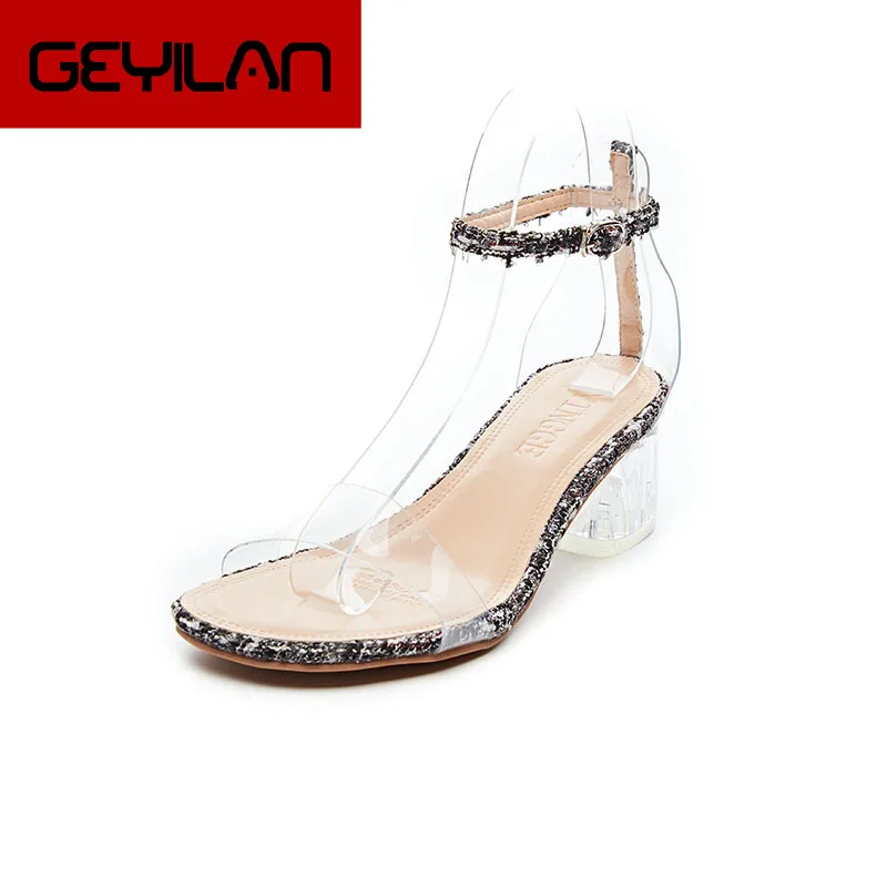 

Sandals Women Transparent Flats Shoes Large Size Female Clear Shoes Ladies Roman Beach Sandalias Mujer 2020 bnm7