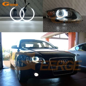 

Excellent Ultra bright CCFL Angel Eyes kit DRL halo rings For Audi A4 S4 RS4 B7 2004 2005 2006 2007 2008 2009