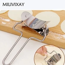 MILIVIXAY из нержавеющей стали тестопресс домашний клецки пирог аксессуар для приготовления равиоли кондитерские изделия резка круглая форма кухонные инструменты для приготовления пищи