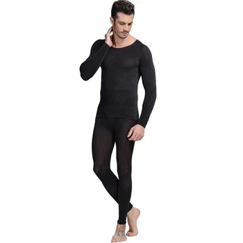 

37 degree constant temperature thermal underwear ultra-thin heat high elastic thermal underwear seamless men's underwear set