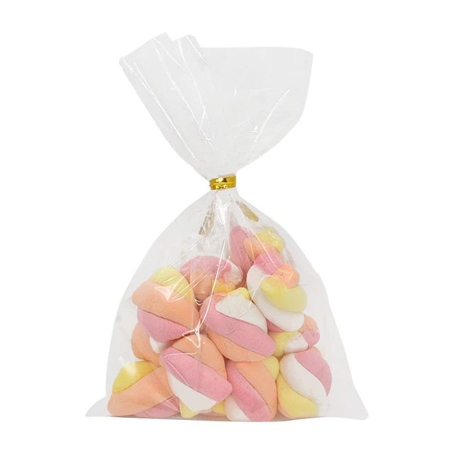 Sac à bonbons Transparent en Cellophane avec pochettes en Organza, 50  pièces, bricolage, décoration pour faveurs de mariage, fête d'anniversaire,  cône Transparent - AliExpress