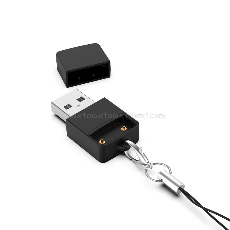 Universal Black Mini Portable USB Battery Charger Connection Charging Port for Juul 1/2 Vape Electronic Cigarette Tools O11 19