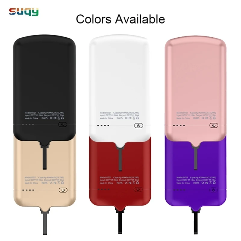 

suqy Battery Case for for letv le 2 le max2 le2 pro 4000mAh Power Bank Battery Case for meizu max 6 pro5 for one plus 3 nokia n1