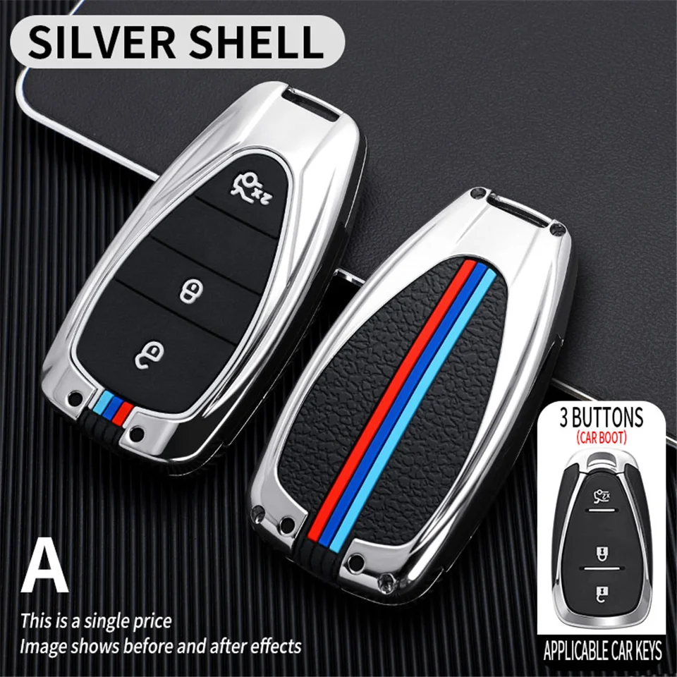 Custodia per auto Smart Key Cover per Chevrolet Malibu Equinox Cruze Camaro 2016 2017 2018 2019 supporto Shell accessori Car-Styling - H5980aa623c884088b9c5b612c1a3266bY