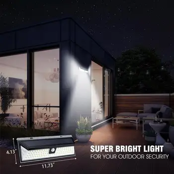 

Eclairage Exterieur 132LED Solar Power Wall Light Waterproof Lamp Lamp Body Induction with Li-on Battery Led Outdoor