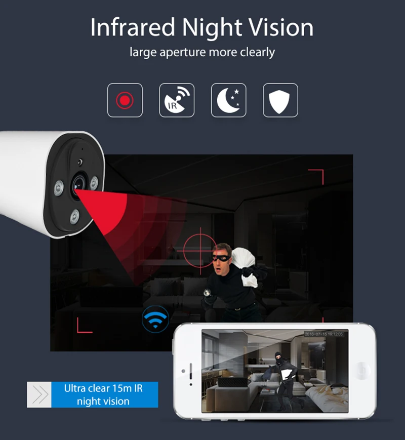 Tuya Wifi Smart Camera Security Outdoor IP65 Wireless Work Amazon Alexa Echo Google Home 1080P IP HD 2MP Surveillance Cameras