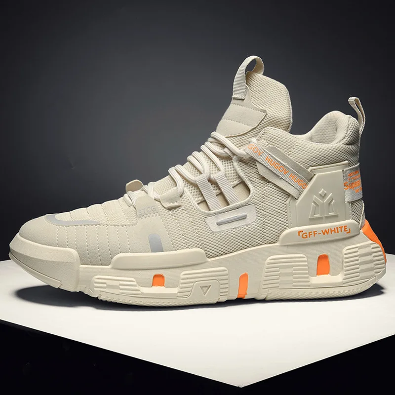 

Autumn & Winter Catwalk Models Dad Shoes Online Celebrity Hot Selling Trend Hight-top Mesh Shoes Men Retro Breathable Athletic S