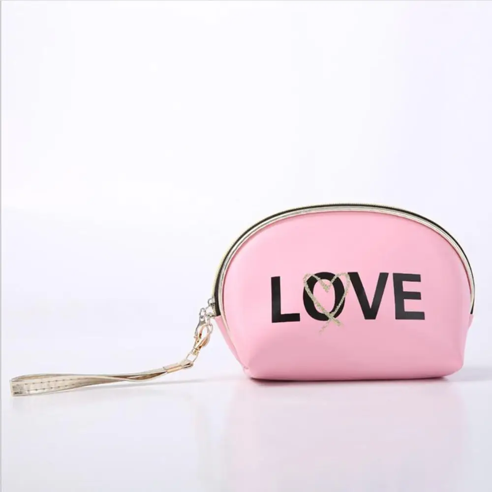 pink Сумки для макияжа мешочки для косметики для путешествий дамская сумочка женская косметичка Trousse Maquillage Femme органайзер для путешествий - Цвет: pink