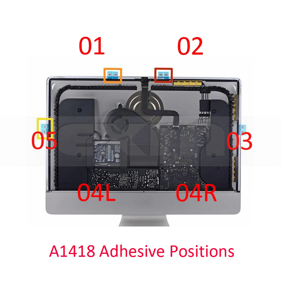 LCD Display Layar Perekat Strip 