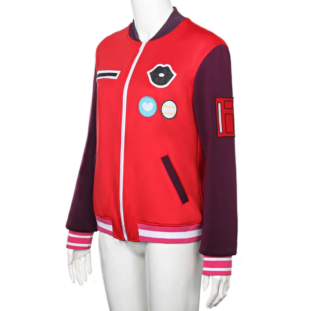 Kawai Rika Anime Wonder Priority Same Type Kawai Cosplay Costume Red Jacket High Quality Coat Daily Outfits - Cosplay Costumes - AliExpress