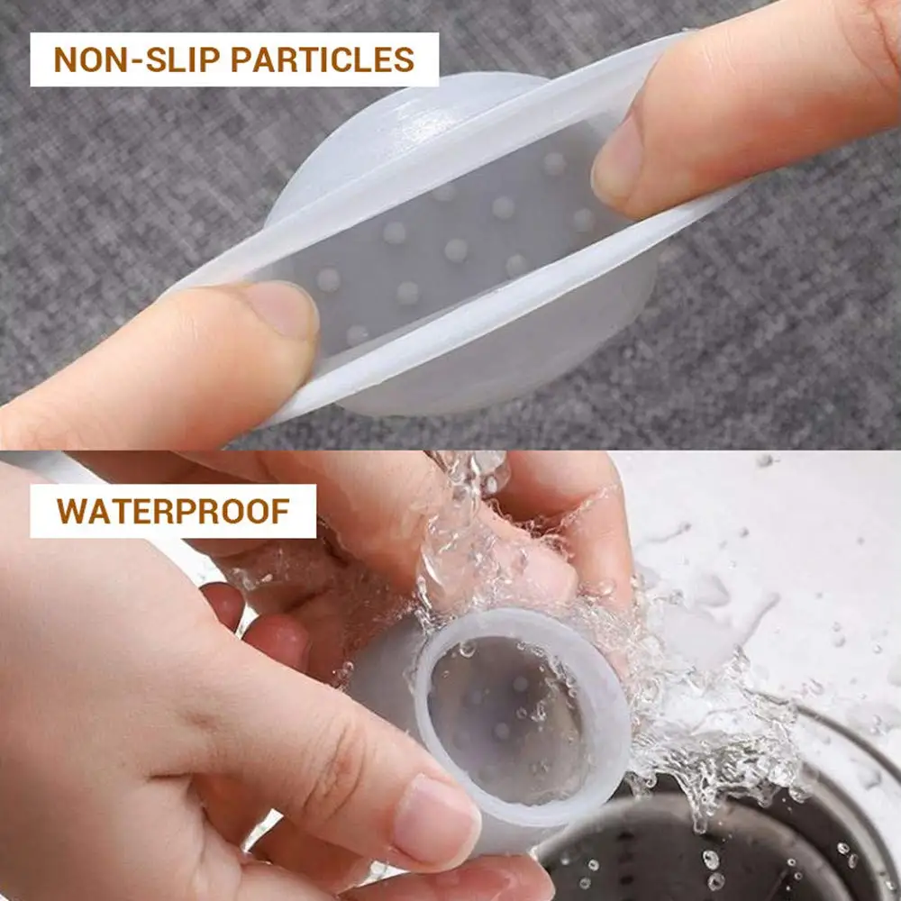 4PCS Furniture Silicon Protection Cover - Chair Leg Caps Silicone Floor Protector Anti-Slip Bottom Chair Pads - Without Marks