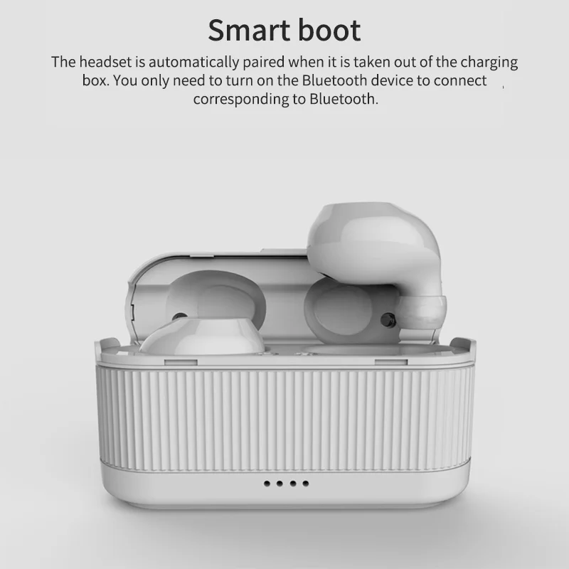 CLAITE TWS bluetooth наушники FB06 Smart Touch фонарик беспроводная гарнитура Спорт IPX5 Водонепроницаемый стерео