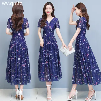 

XWWL-785#Evening Dresses Long Chiffon embroidery graduation gown party prom dress wholesale Valentine's Day girl Homecoming dres