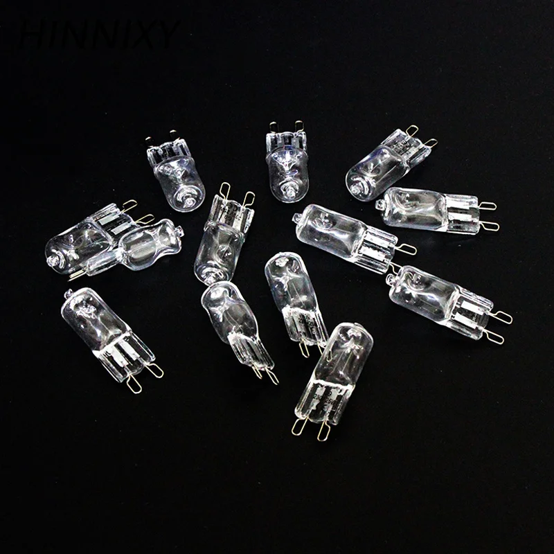 Hinnixy100шт/лот G9 галогенная лампа 25/40/60 Вт 2800 к теплая белая 110В/220В прозрачная супер