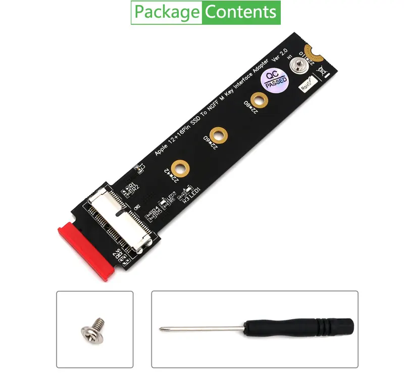 M.2 адаптер диск PCIe SSD к M.2 ключ M адаптер карты для 2013 MacBook Air Pro retina M.2 конвертер SSD к NGFF M2