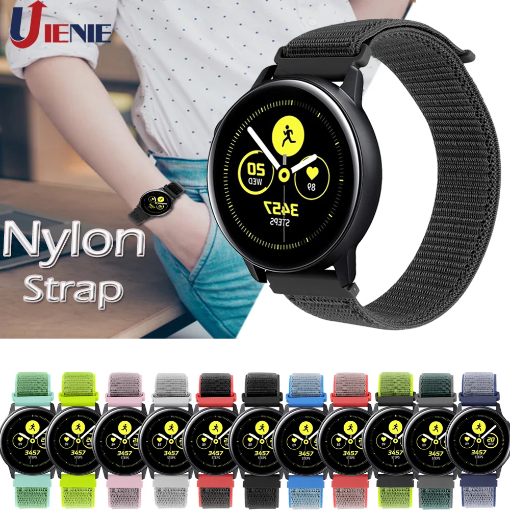 

20mm Strap for Samsung Galaxy Watch Active 2 42mm Band Gear S2 Sport Huami Amazfit Bip/GTR 42mm Smart Bracelet Wristband Correa