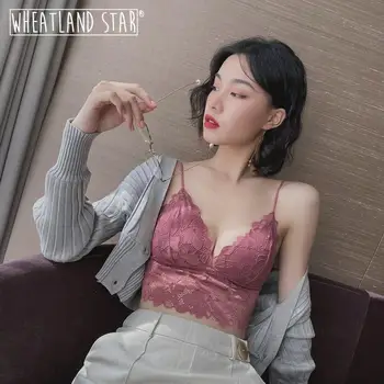 

Lingerie Feminina Ultra Thin Bralette Women Lace Sexy Bra Wire Free Triangle Cup Summer Floral Intimates Underwear & Sleepwears