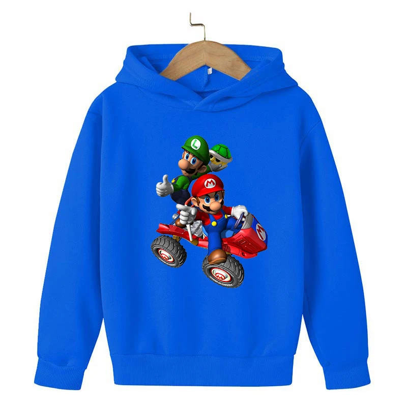 Sudadera con capucha de Super Mario Bros para niño y para adolescente, disfraz de Otoño, 2021|Sudaderas con capucha sudaderas| - AliExpress