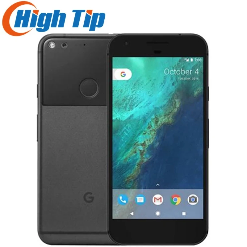 Desbloqueado original google pixel 5.0 xl xl/pixel xl 5.5 core inch polegada quad núcleo único sim 4g android 4gb ram 32gb rom usado telefone móvel