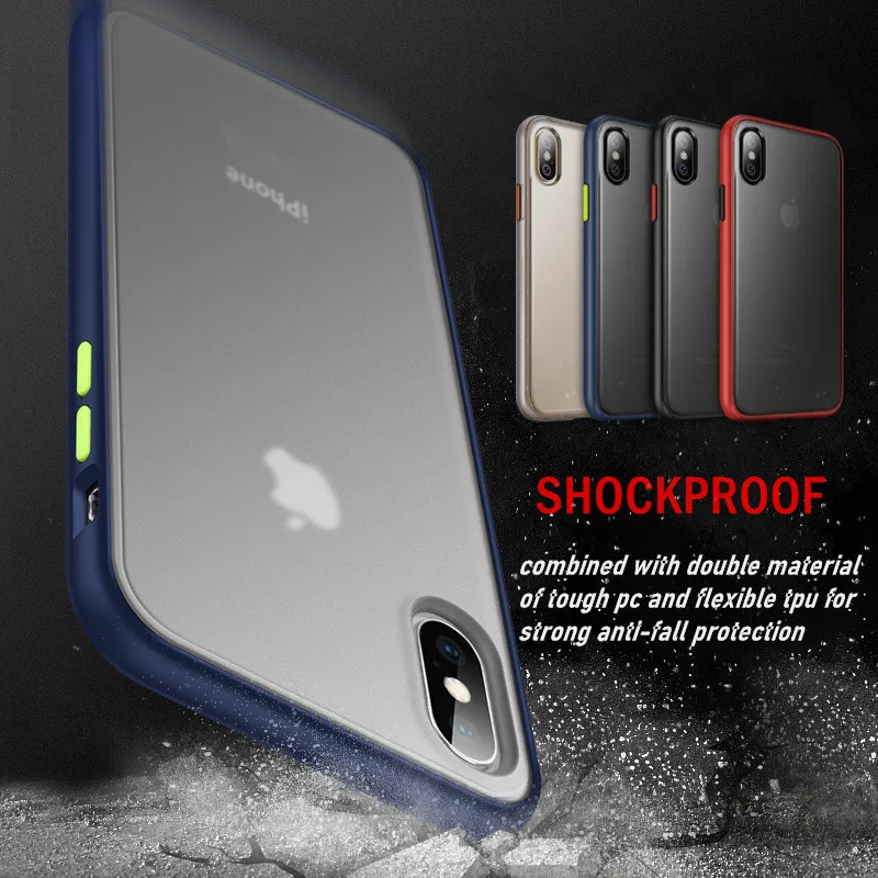 Новый противоударный защитный чехол для iPhone 11 XR X XS Max прозрачный ТПУ задняя