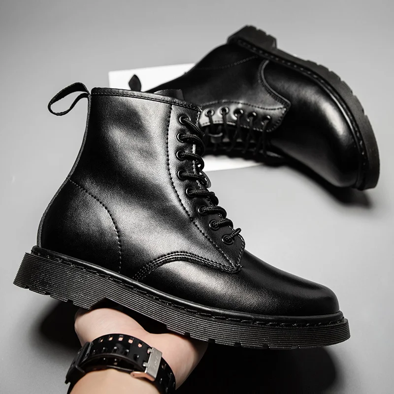 Boots Men Winter Casual Shoes Leather Boots men leather boots