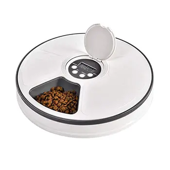 

Electrical Timing Dog Automatic Feeders 6 Grid Smart Feeders For Cats And Dogs With Music Reminder Pet Supplies