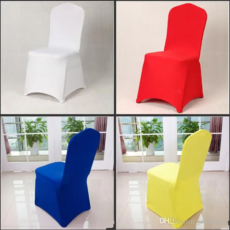 

High Quality Black Polyester Spandex Wedding Chair Covers for Weddings Banquet Hotel Decoration Supplies Wholesale Prices