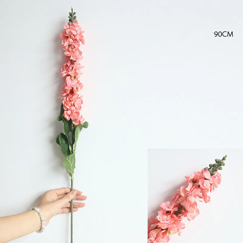 pink Искусственный букет для дома, свадьбы, Рождества, искусственные растения, 1 шт - Цвет: pink