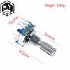 1PCS Great IT Original,Rotary encoder,code switch/EC11/ digital potentiometer with switch 5Pin handle length 20mm ► Photo 3/6