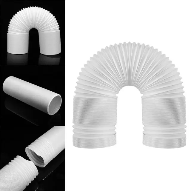 Tuyau D'Évacuation Pour Climatiseur Portable - Diamètre 15 Cm, Longueur 3 M - Flexible Renforcé Acier - Pour Sèche-linge, Déshumidificateur - 11