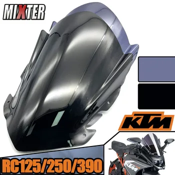 

Motorcycle Sports Racing Windshield WindScreen Deflector Visor Viser For Double Bubble For RC125 RC250 RC390 2014-2020 '18 '19