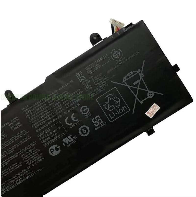 Bateria do Portátil cp para Vivobook Flip 0b20002740000 C21n1714 7.7v 39wh Tp401 Tp401n Tp401m Tp401na Tp401ca J401ma Série J401ca - Imagem 3